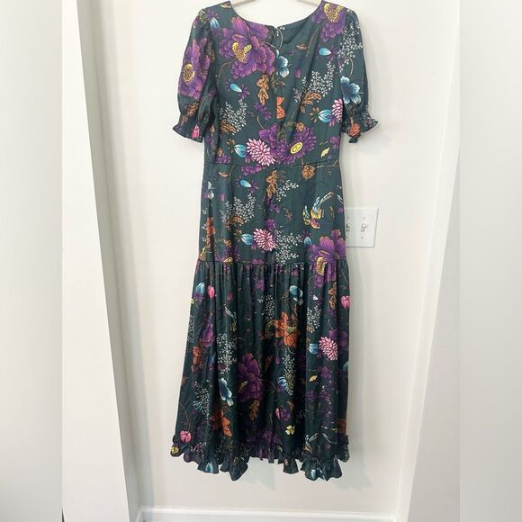 Anthropologie Hutch Floral Maxi Dress 12 - Picture 7 of 9